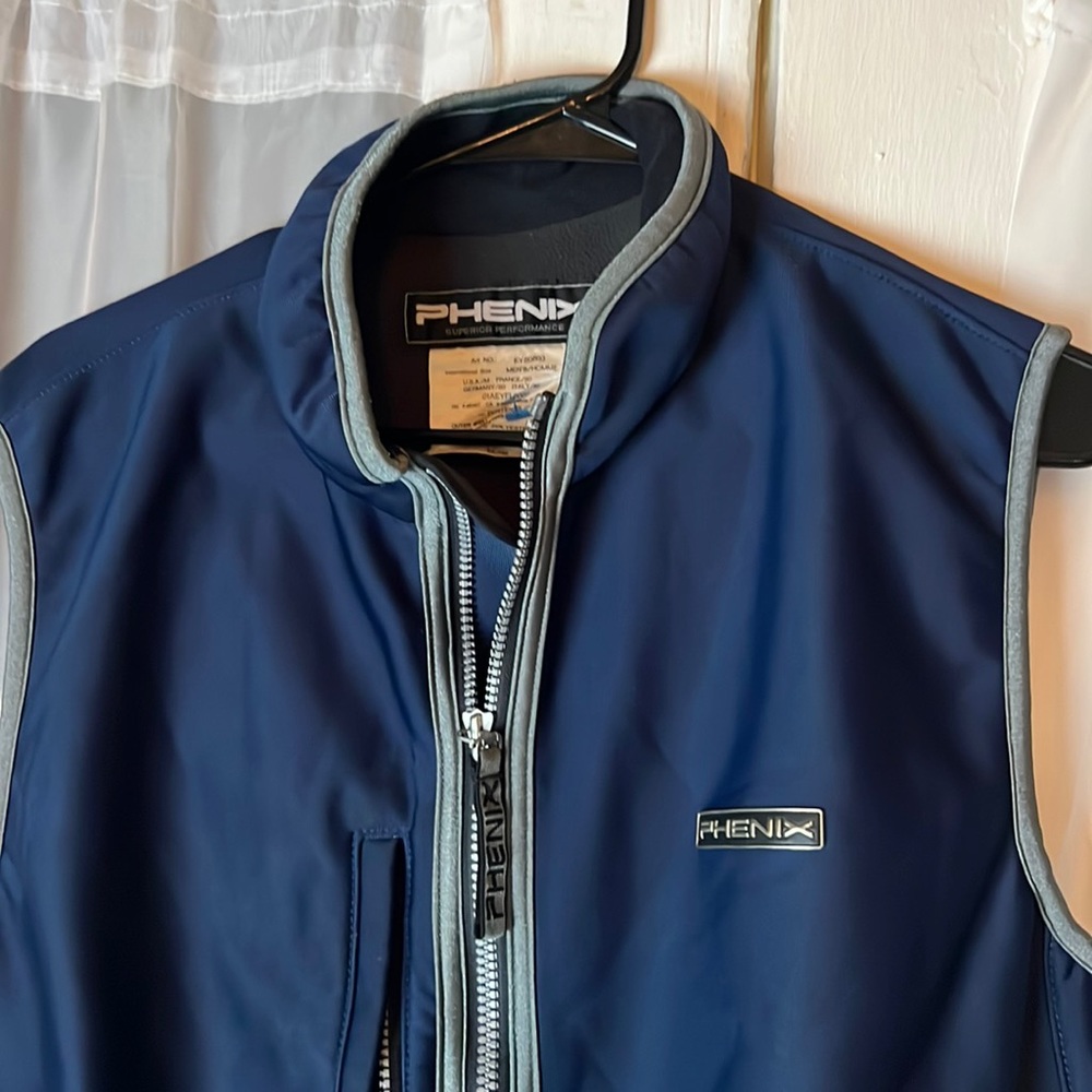 Vintage Phenix Superior Performance Full ZIP Vest Men’s Size 50 Blue